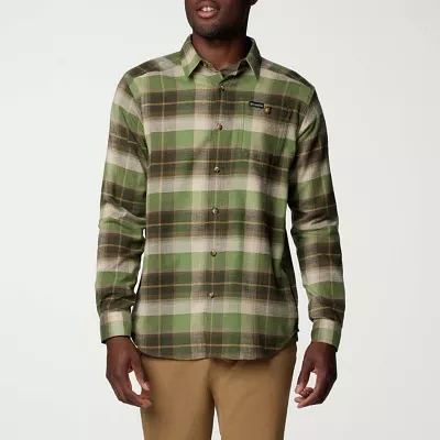 Columbia Cornell Woods Mens Classic Fit Long Sleeve Plaid Button-Down Shirt