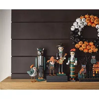 Layerings Day Of The Dead Wood Nutcracker