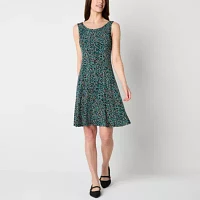 Perceptions Womens Dots Jacket Dress