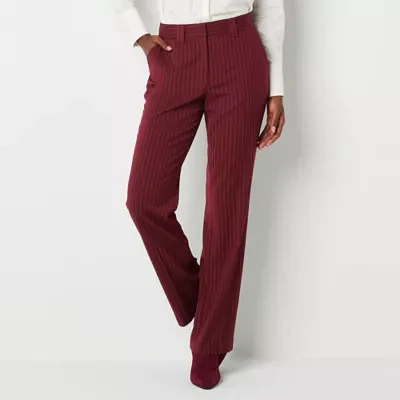 Worthington Womens Modern Straight Trouser