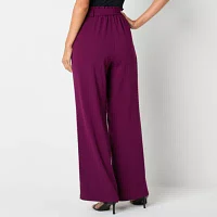 Bold Elements Womens High Rise Wide Leg Pull-On Pants