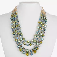 Liz Claiborne Layered 17 Inch Rolo Statement Necklace