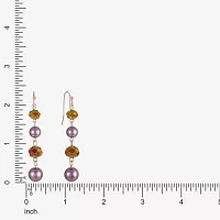 Liz Claiborne Linear Womens Drop Earrings