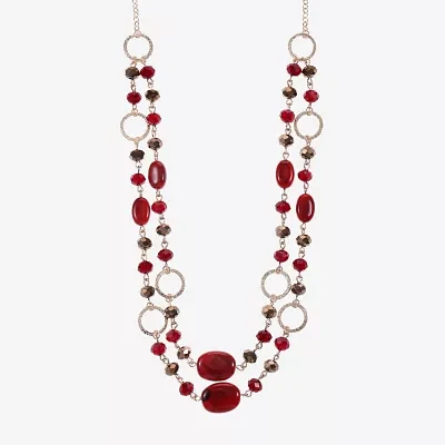 Liz Claiborne 18 Inch Rolo Beaded Necklace