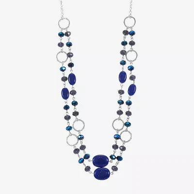 Liz Claiborne Inch Rolo Beaded Necklace