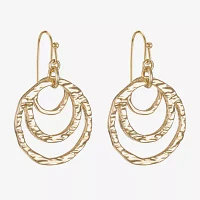 Liz Claiborne Round Drop Earrings