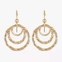 Liz Claiborne Round Drop Earrings