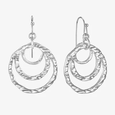 Liz Claiborne Round Drop Earrings