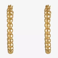 Liz Claiborne Textured Hoop Earrings