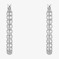 Liz Claiborne Textured Hoop Earrings