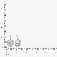 Liz Claiborne Hammered Drop Earrings