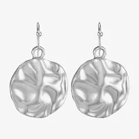 Liz Claiborne Hammered Drop Earrings
