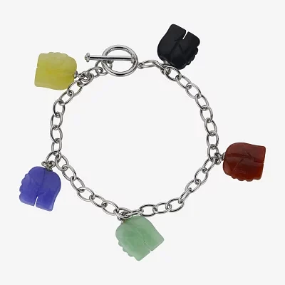 Multicolor Jade Elephant Bracelet