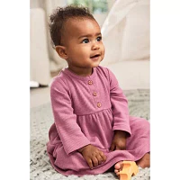 Carter's Baby Girls Long Sleeve Fitted A-Line Dress