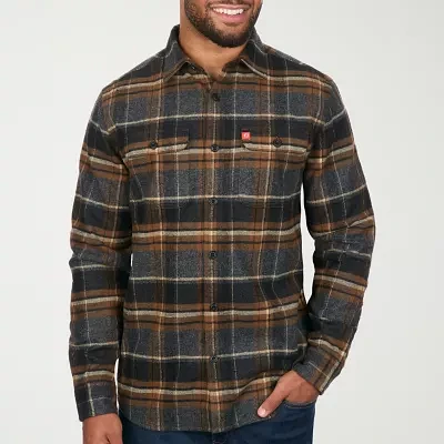 American Outdoorsman Mens Long Sleeve Button-Down Shirt