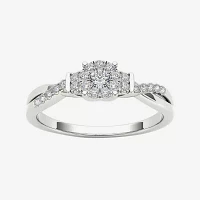 CT.T.W. Natural Diamond 10K Gold Engagement Ring