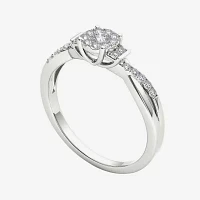 CT.T.W. Natural Diamond 10K Gold Engagement Ring