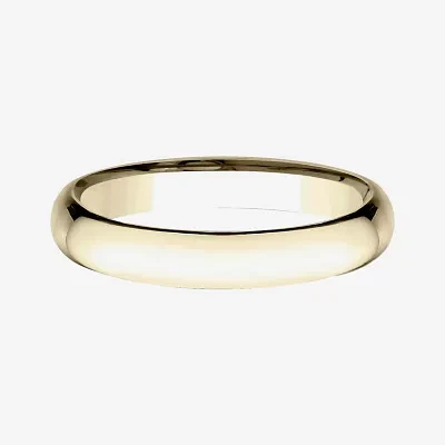 Womens 14K Yellow Gold 3MM Light Comfort-Fit Wedding Band