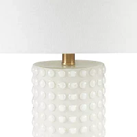 INK+IVY Grace Textured Dot Table Lamp