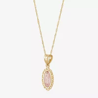 Our Lady Of Guadalupe / Nuestra Senora De Guadalupe Womens 14K Gold Pendant Necklace