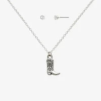 Mixit Hypoallergenic Cowboy Boot 2-pc. Cubic Zirconia Jewelry Set