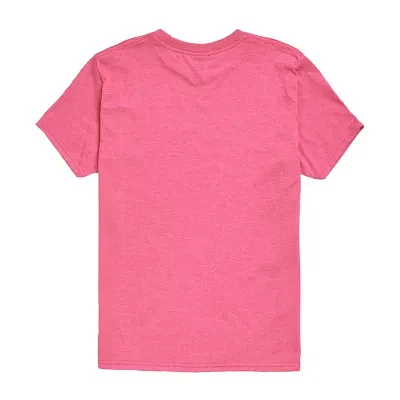 Big Girls Crew Neck Short Sleeve Inside Out T-Shirt