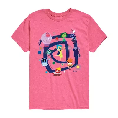 Big Girls Crew Neck Short Sleeve Inside Out T-Shirt