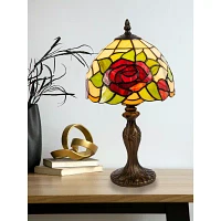 Dale Tiffany Flora Rose Desk Lamp