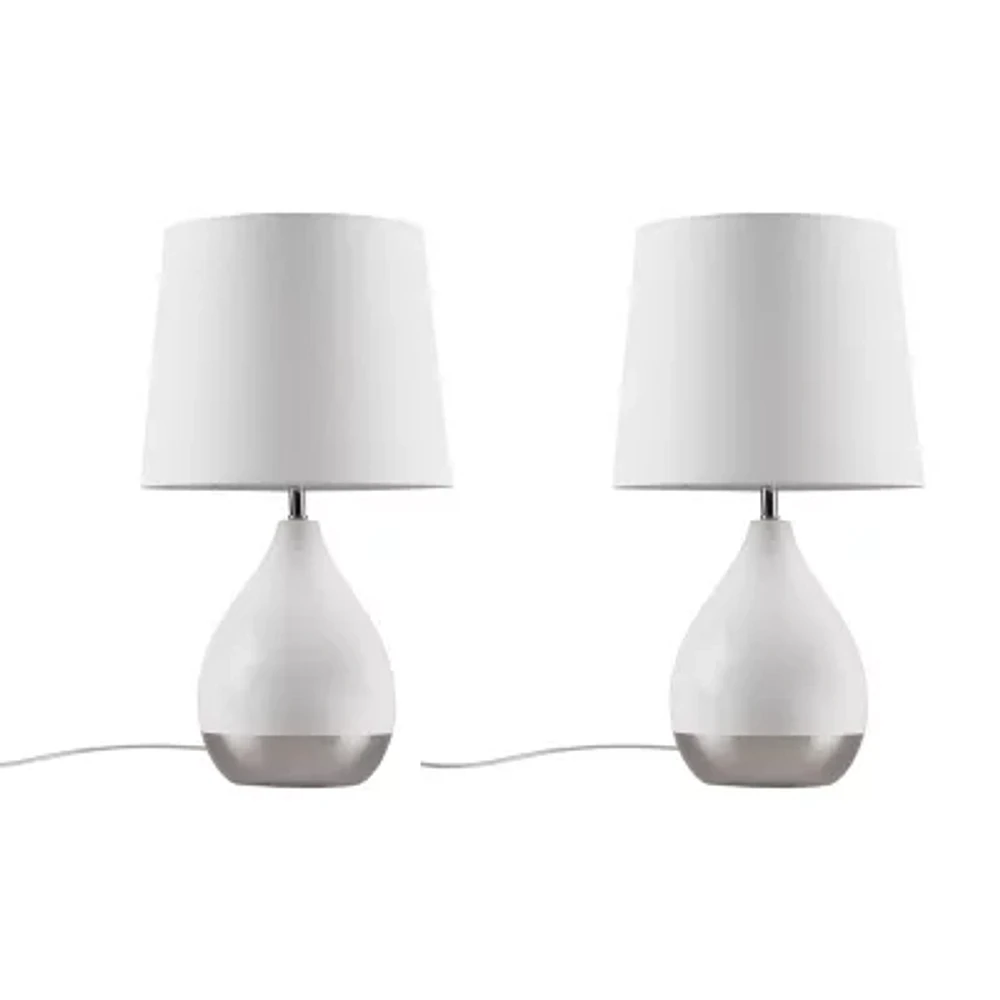 510 Design 21.5 Liora 2-Tone 2-pc. Lamp Set