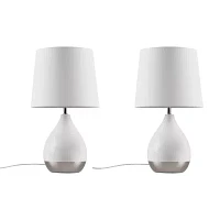 510 Design 21.5 Liora 2-Tone 2-pc. Lamp Set