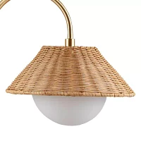 INK+IVY 20 Laguna Rattan Weave Shade Table Lamp