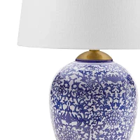 Hampton Hill Mystique Blue Ginger Jar Table Lamp