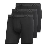 adidas Microfiber Big and Tall Mens 3 Pack Boxer Briefs