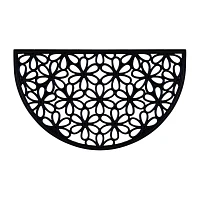 Achim SLC Daisy Wrought Iron Rubber 18"X30" Doormat