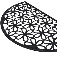 Achim SLC Daisy Wrought Iron Rubber 18"X30" Doormat