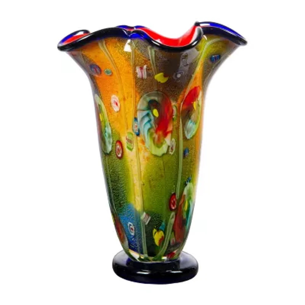 Dale Tiffany Selciato Art Glass Vase