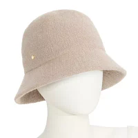 Liz Claiborne W Lurex Womens Cloche Hat