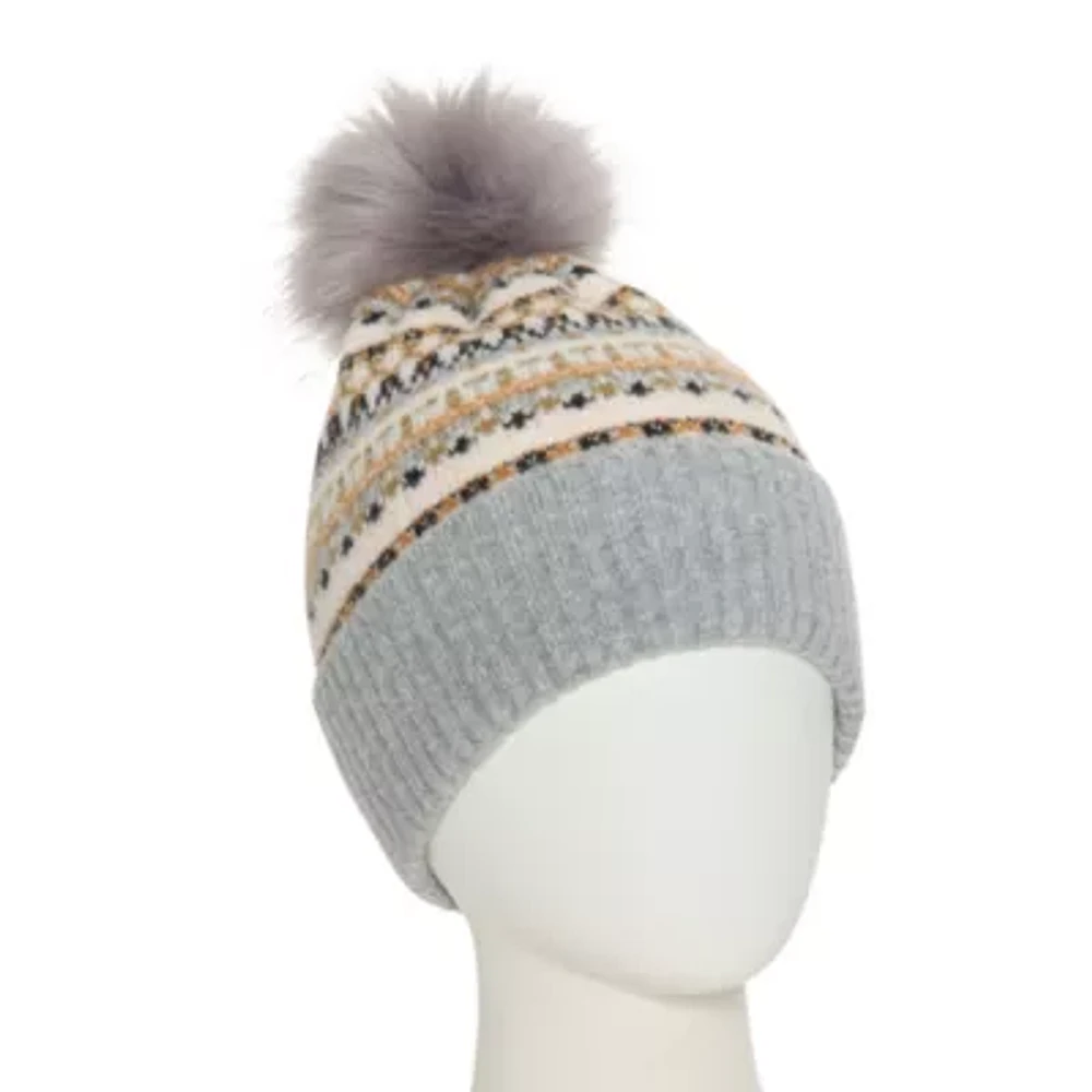 Mixit Womens Pom Beanie