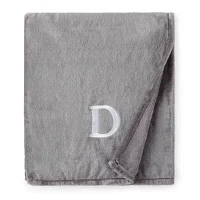 North Pole Trading Co. Monogram Throw