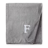 North Pole Trading Co. Monogram Throw