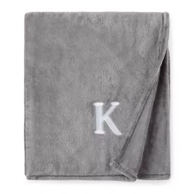 North Pole Trading Co. Monogram Throw