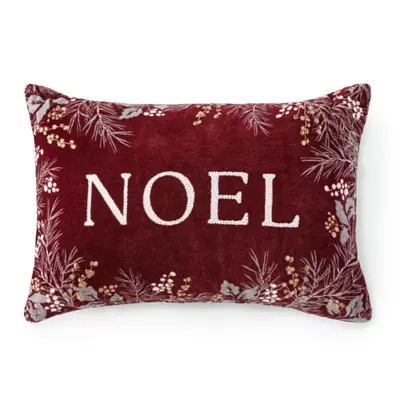 North Pole Trading Co. Noel Lumbar Pillow