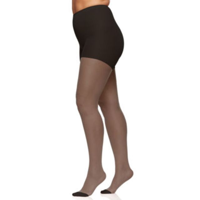 Hanes Classic Fitted Footless Tights, Color: Black - JCPenney