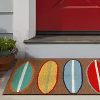 Liora Manne Frontporch Surfboards Hand Tufted Rectangular Rugs & Floor Coverings Indoor Outdoor Accent