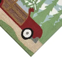 Liora Manne Frontporch Woody Wonderland Hand Tufted Rectangular Rugs & Floor Coverings Indoor Outdoor Animal Accent