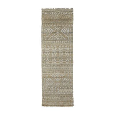 Weave And Wander Eckhart Abstract Hand Knotted Indoor Rectangle Runners