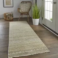 Weave And Wander Eckhart Abstract Hand Knotted Indoor Rectangle Runners