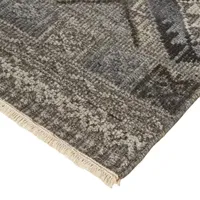 Weave And Wander Eckhart Geometric Hand Knotted Indoor Rectangle Accent Rugs