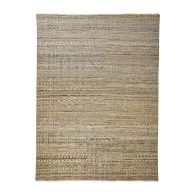 Weave And Wander Eckhart Abstract Hand Knotted Indoor Rectangle Accent Rugs