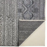 Weave And Wander Eckhart Geometric Hand Knotted Indoor Rectangle Area Rugs